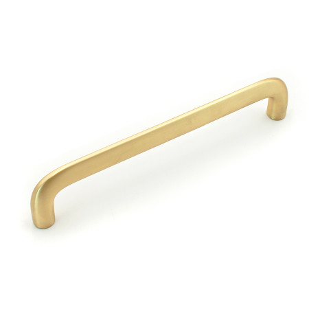 Ручка-скоба Neck, Золото брашированное, 160/172 мм, Модерн, Metakor, Бельгия