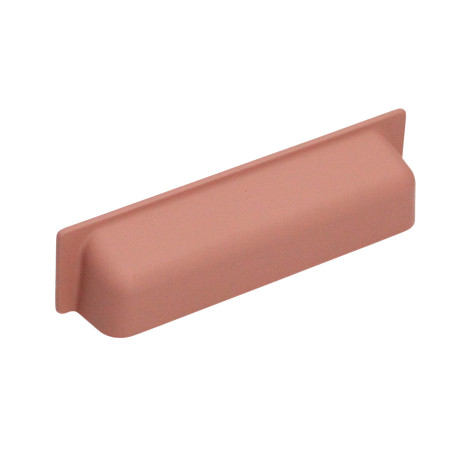 Ручка-ракушка Soft Touch, Пепельно-розовый, 96/116 мм, Shell, Модерн, Gamet, Польша